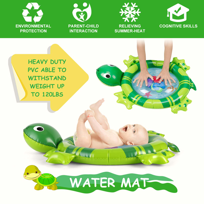 Aufblasbare Schildkröten der Baby-Wassermatte